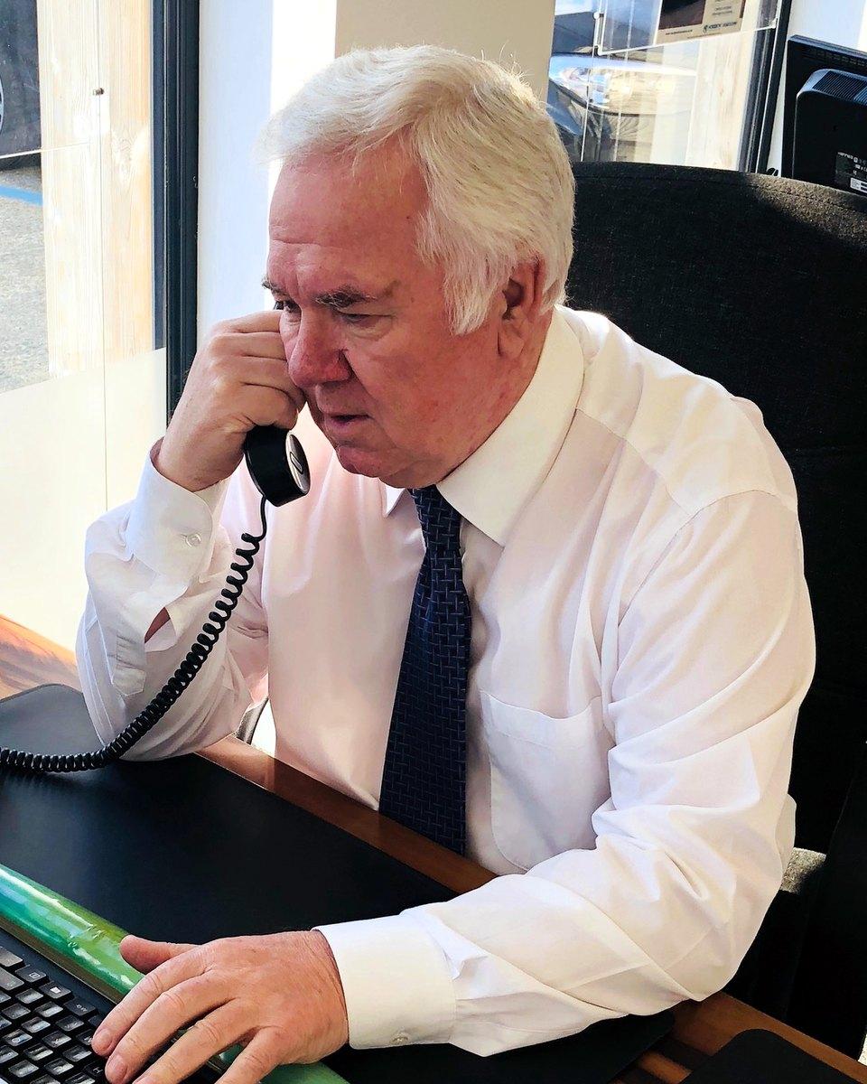 Graham Hodgson on the phone